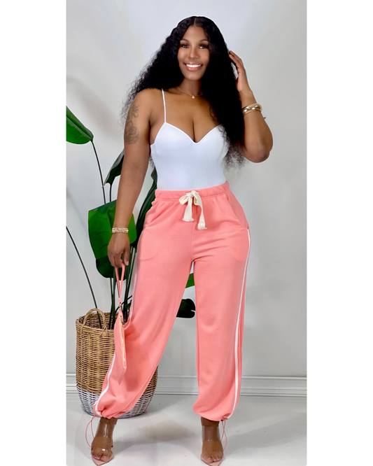 Relax Fit Joggers (Peach)