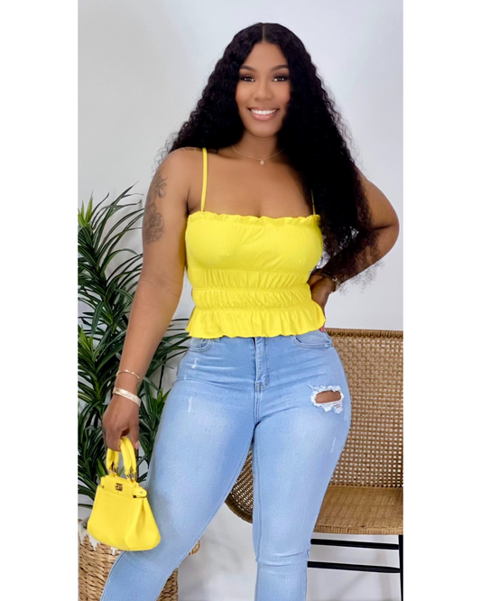 Baby Doll Top (Yellow)